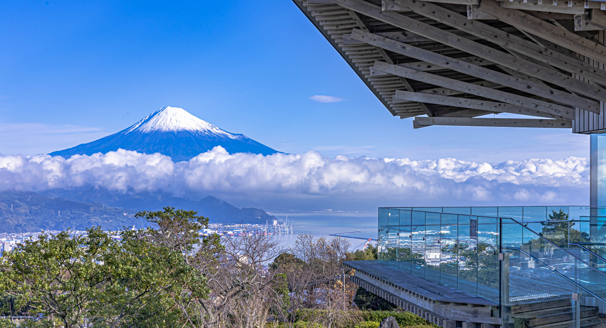 Ville de Shizuoka, Mt Fuji depuis Nippondaira